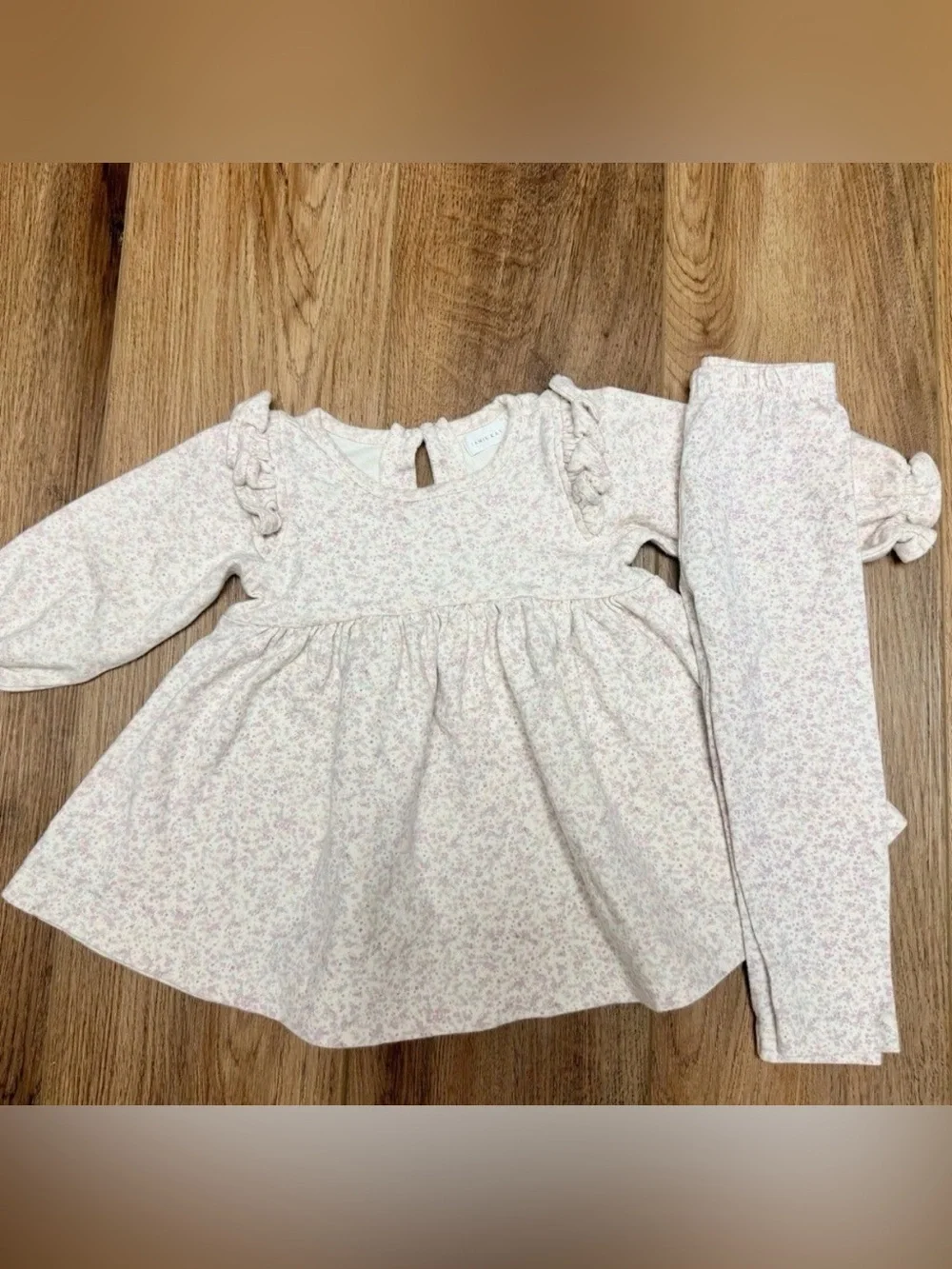 Jamie Kay Organic Cotton Frankie Dress Leggings Set Floral Baby Girl 1Y